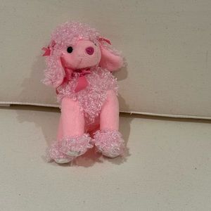 TY Beanie Babies Collection Pinky Poo the Pink Poodle Plush with Origina…